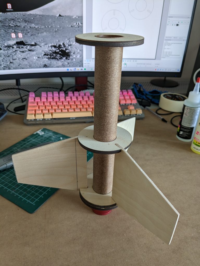 Fins bonded in place