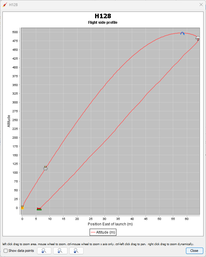 H128W side profile with wind
